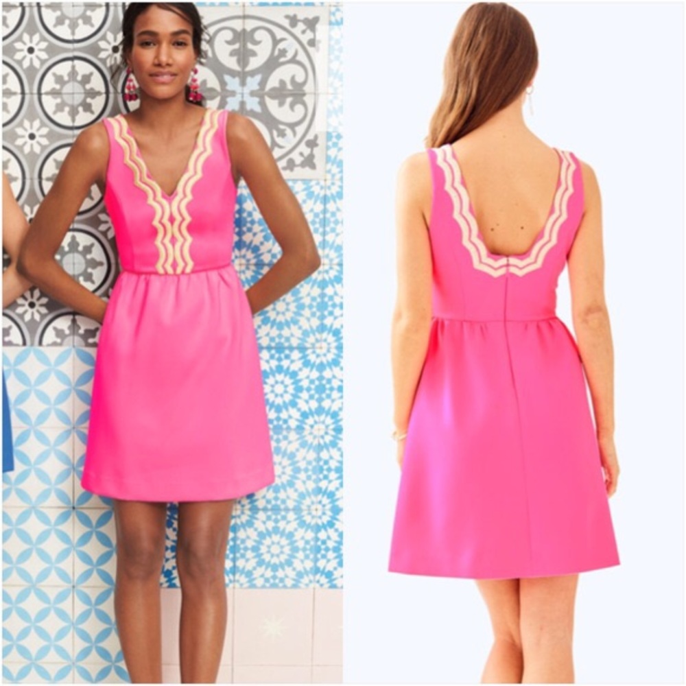 New!! Lilly Pulitzer Rorey dress in sunset pink